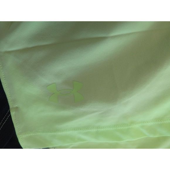 Under Armour 1361492 752 Men's Sz XL Lime/Reflective UA Launch 5" Running Shorts - Picture 4 of 6